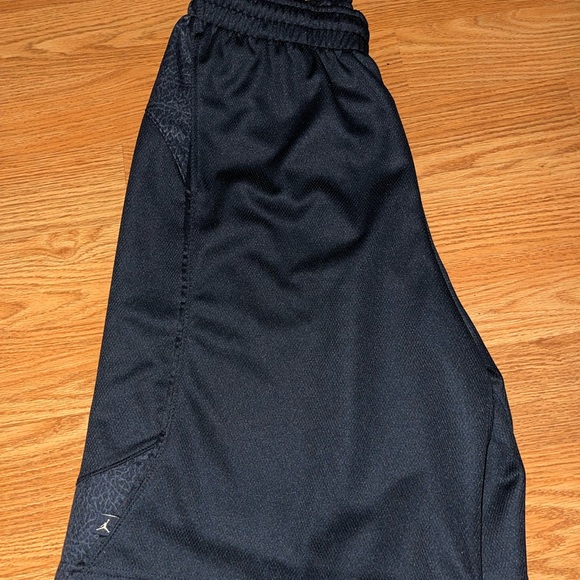 Rare Vintage Nike Air Jordan Black Elephant Print Basketball Shorts Large - Picture 8 of 9